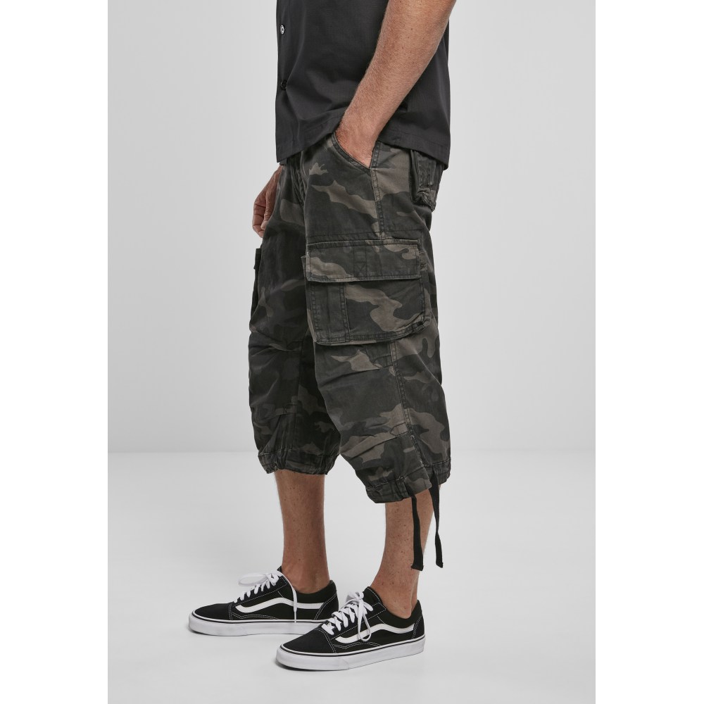 Brandit - Urban Legend Cargo Pantalon 3/4 - Noir/Marron